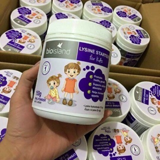 Bột bổ sung Lysine Bio island Úc tăng chiều cao cho trẻ từ 4 tuần - 6 tuổi 150g