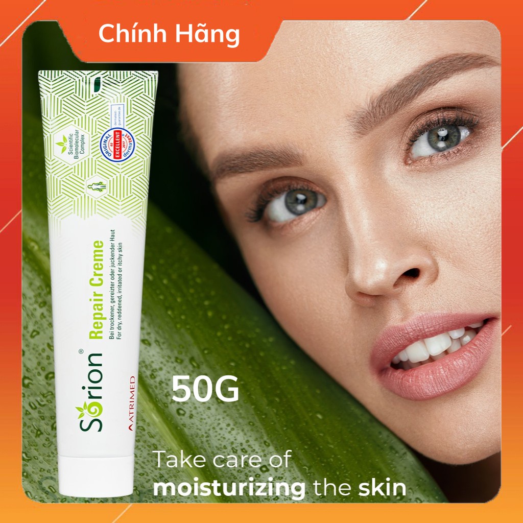 👍👍BỘ Kem bôi Soritox 50g + Xà bông thảo mộc Soritox dành cho da vảy nến, á sừng, viê