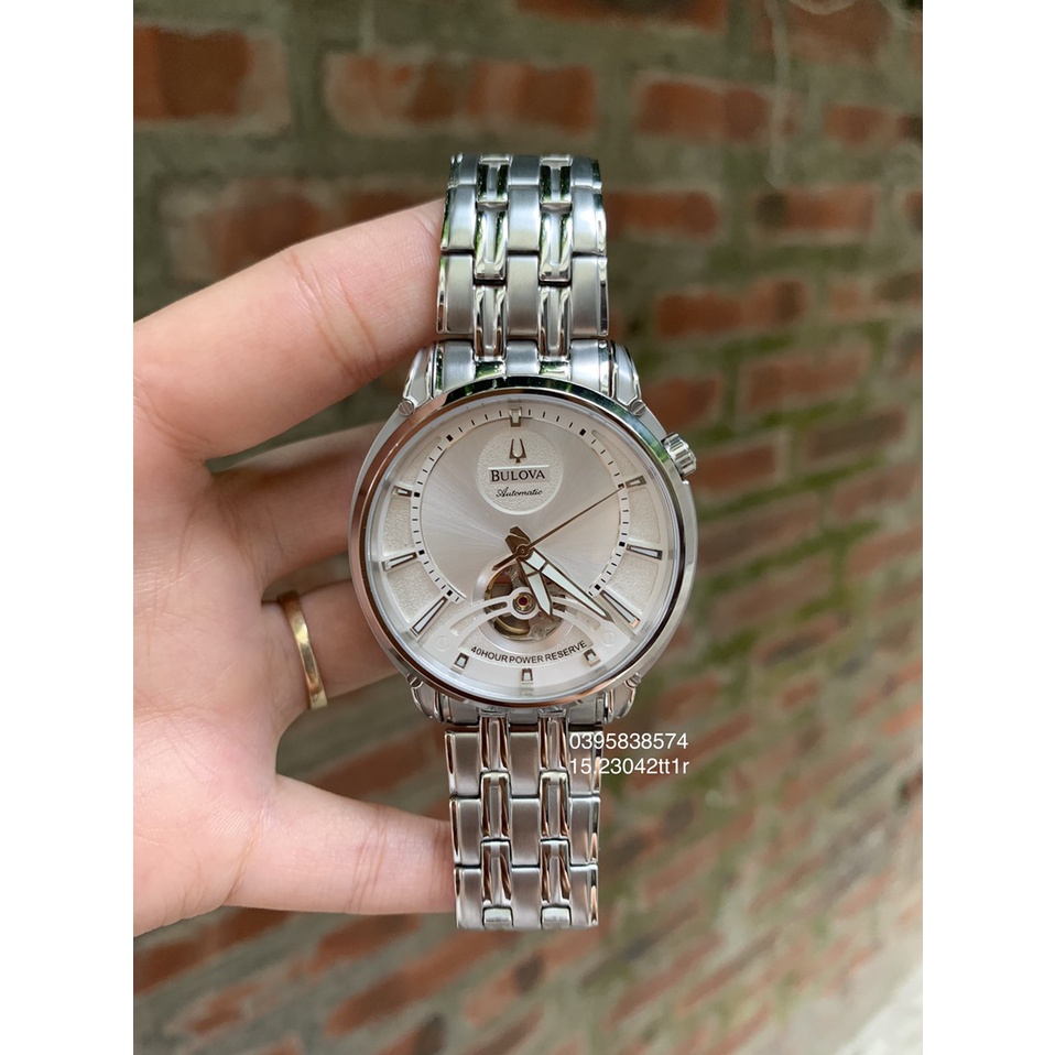 Đồng hồ BULOVA kim loại Nhật Bản Japan Nam Cơ tự động AUTOMATIC 5ATM Kính SAPHIRE sang trọng Bảo Hành 24 Tháng