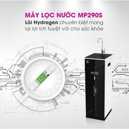 Máy lọc nước RO Mutosi MP-290S tủ đứng, 9 cấp lọc, công suất 20L/h - Tặng nồi cơm điện - Hàng chính hãng