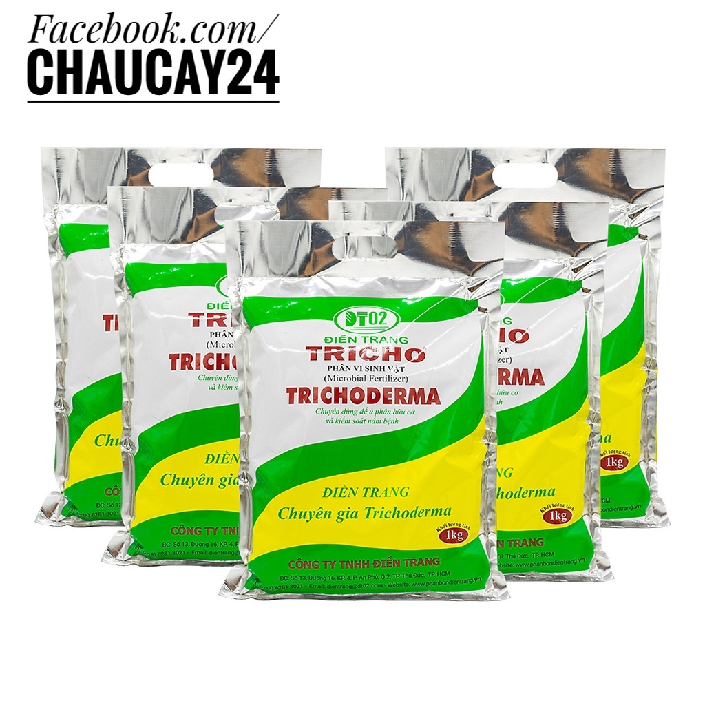 Trichoderma Điền Trang (1 KG) - Nấm đối kháng ủ phân bón hữu cơ trồng rau sạch, cây ăn trái