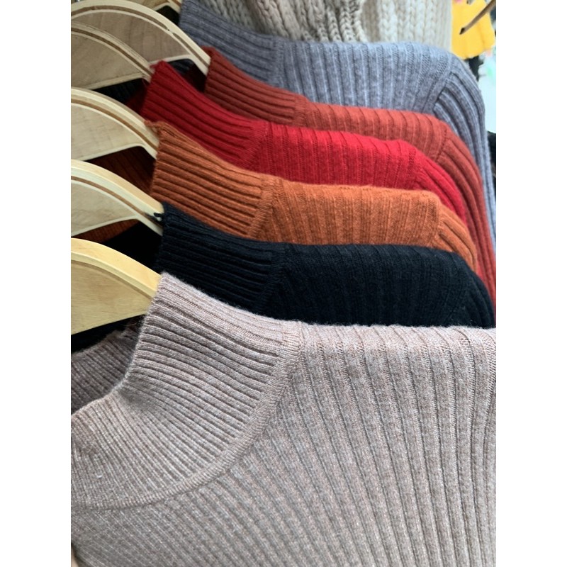 Váy len body cổ lọ hàng QC ( ngang gối 1m5) | BigBuy360 - bigbuy360.vn