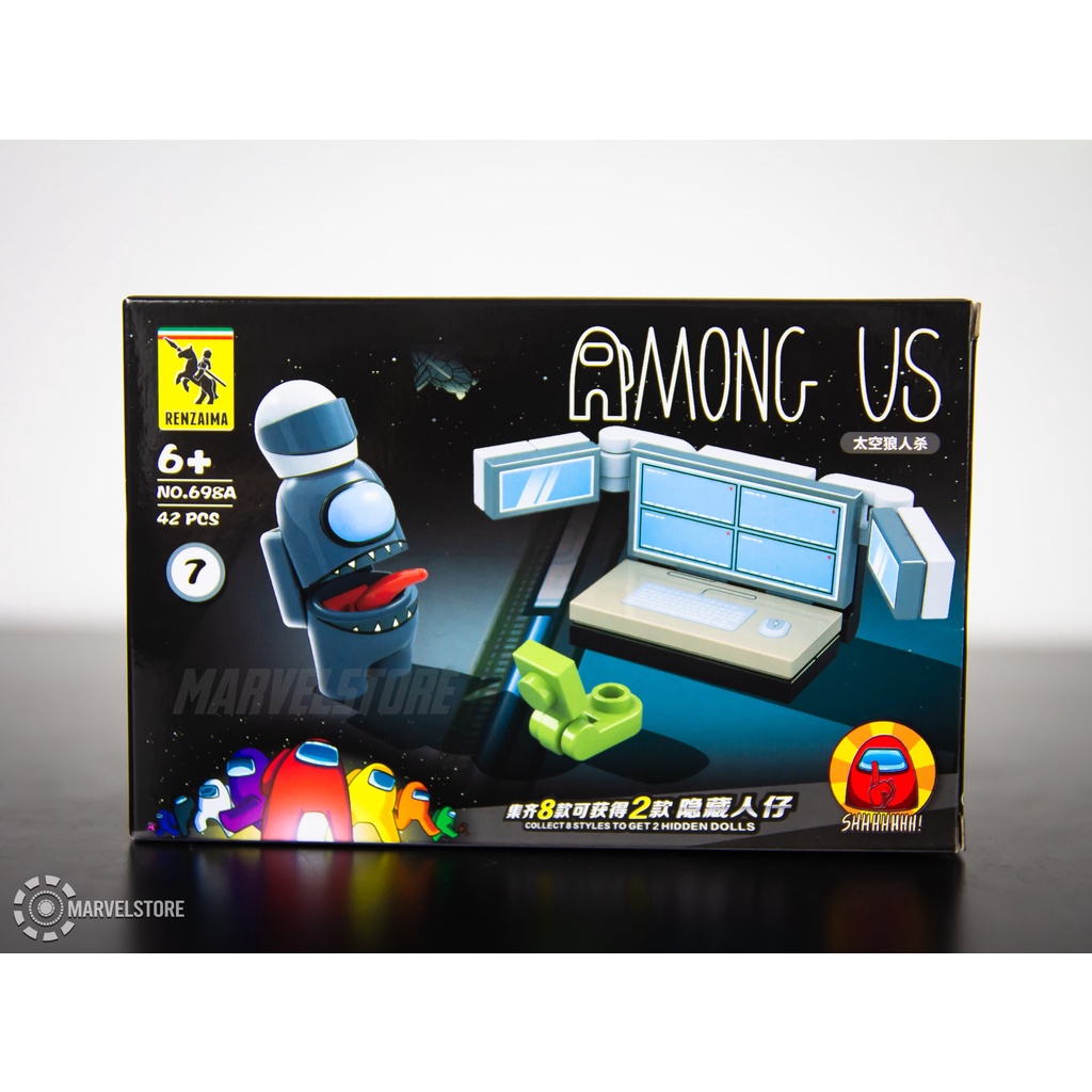 [Mã LIFE0503TOYS giảm 10% đơn 0Đ] Mô hình Among us lego lắp ghép