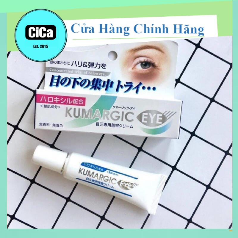 Kem Kumargic Eye 20g của Nhật Hỗ Trợ Cải Thiện Thâm Quầng Mắt