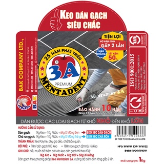 KEO DÁN GẠCH SIÊU CHẮC - MENTADENT 3A