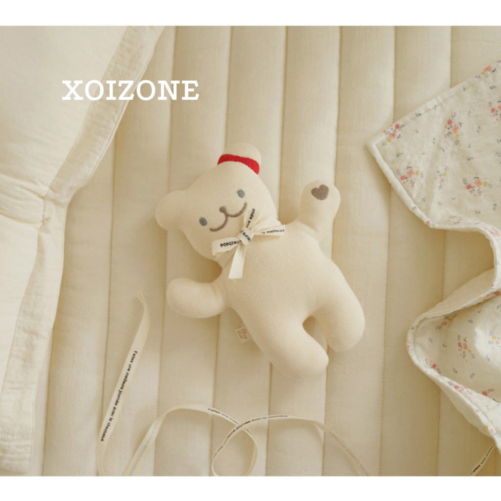 Gấu bông Shegomi Chezbebe Hàn Quốc chất organic cotton hữu cơ an toàn cho bé