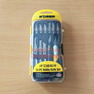 BỘ DAO ĐA NĂNG 14 MÓN dùng ghép cành, khắc gỗ