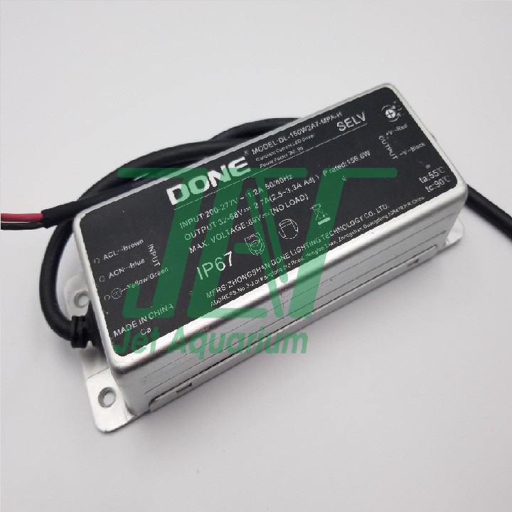 Nguồn Ổn Dòng Led Driver DONE 150w [CHÍNH HÃNG, CHUẨN CÔNG SUẤT] vỏ nhôm, chống nước, an toàn, thẫm mỹ