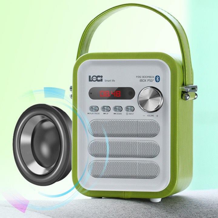 [FreeShip – BH 15 tháng] Loa Loci nghe tiếng anh cho bé - Loa nghe mp3/ đài FM Loci P50 - BamBoo