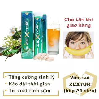 Viên Sủi Zextor hỗ Trợ Cải Thiện Sinh Lực Nam Giới Hộp 20 Viên Sủi [CHÍNH HÃNG]