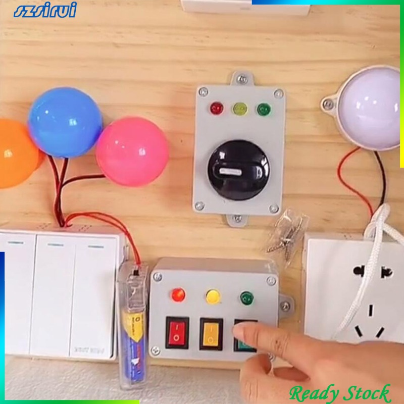 Bộ Đồ Chơi Bảng Đèn Giao Thông Giáo Dục Montessori Cho Bé
