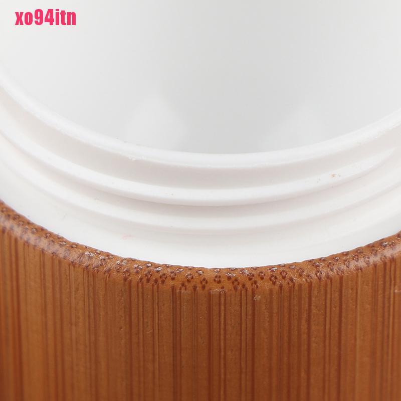 Lọ Đựng Kem / Mặt Nạ Chăm Sóc Móng Bằng Tre