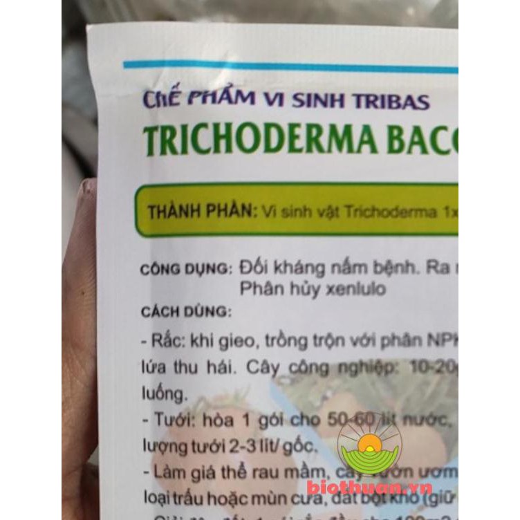CHẾ PHẨM SINH HỌC nấm tricho ủ phân rác ( 50g và 100g)- trichoderma