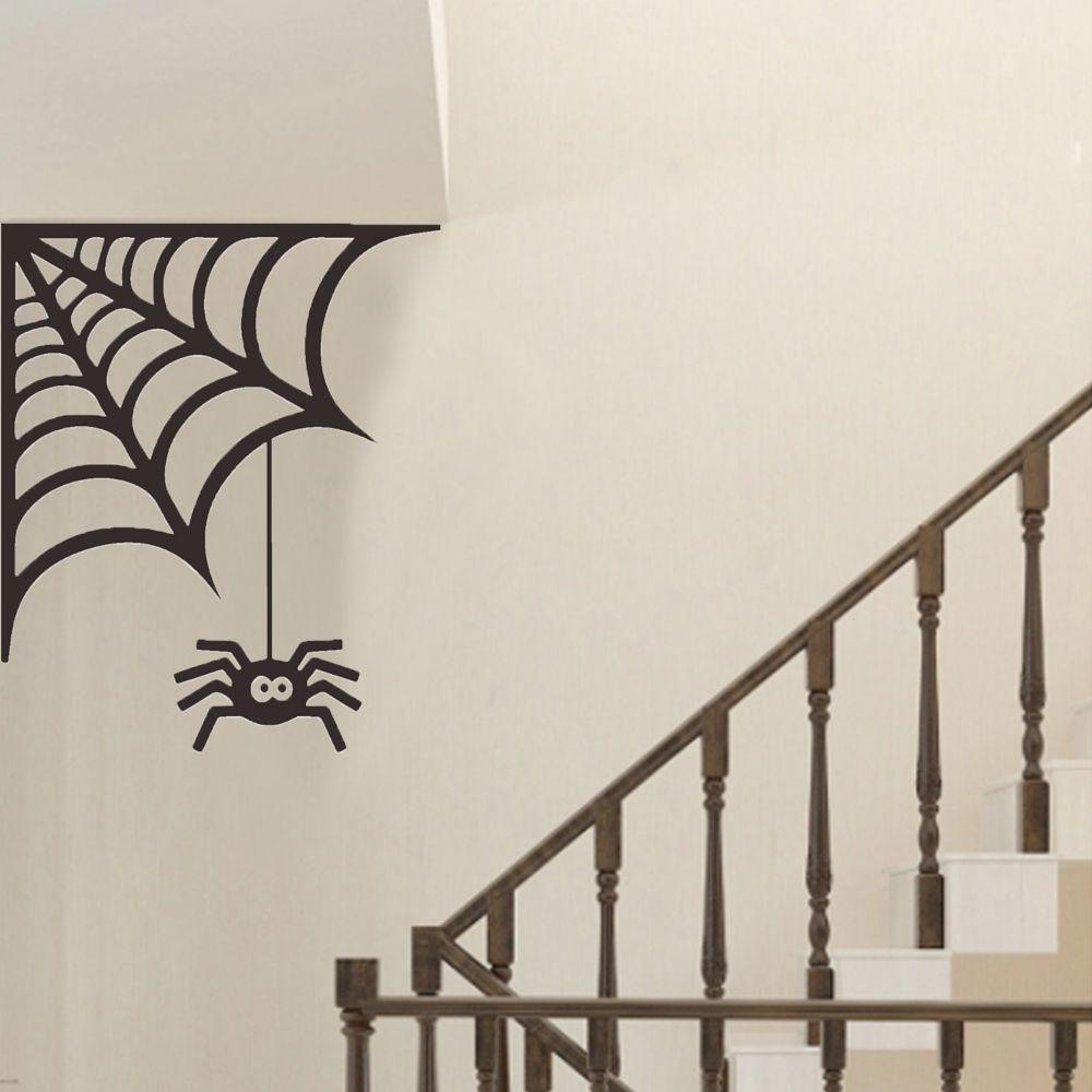 Giấy Dán Tường Trang Trí Hình Mạng Nhện Chống Nước DIY