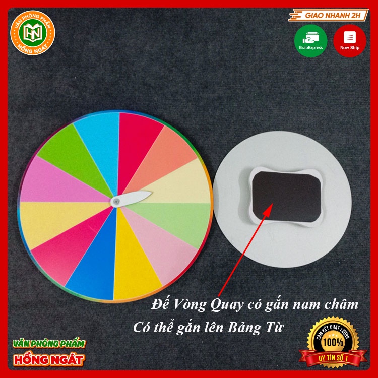 Vòng quay may mắn chiếc nón kì diệu magic whell, đồ dùng giáo cụ dạy học trong học tập có thể viết lên xoá dễ dàng GC33