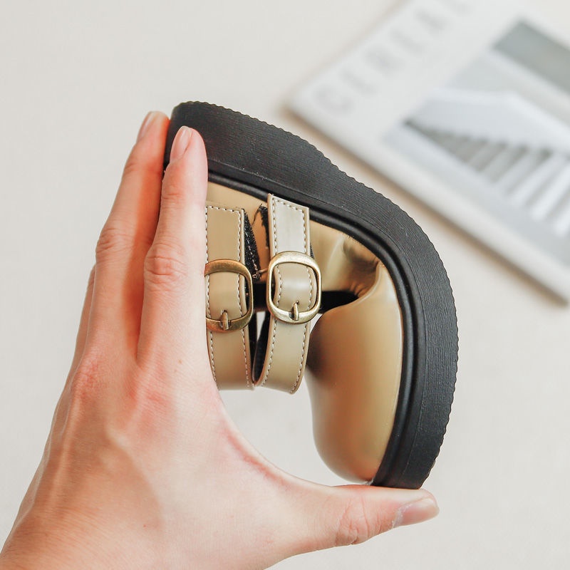 Giày Công Chúa Mary Jane Mũi Tròn Phong Cách Hàn Quốc Mùa Xuân Mới Cho Bé Gái 2022