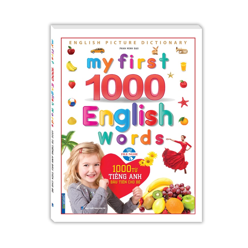 Sách-Combo 2c 1000 từ tiếng anh (120k) &amp; Những chữ cái đầu tiên(bìa cứng)
