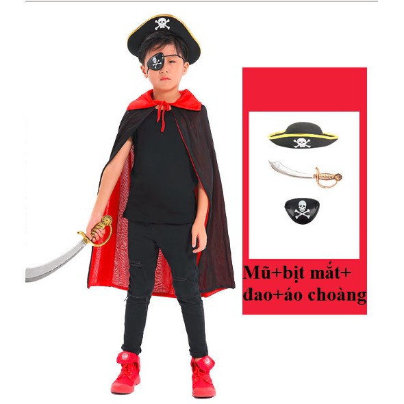 Bộ đồ hóa trang cướp biển cho bé thỏa ước mơ