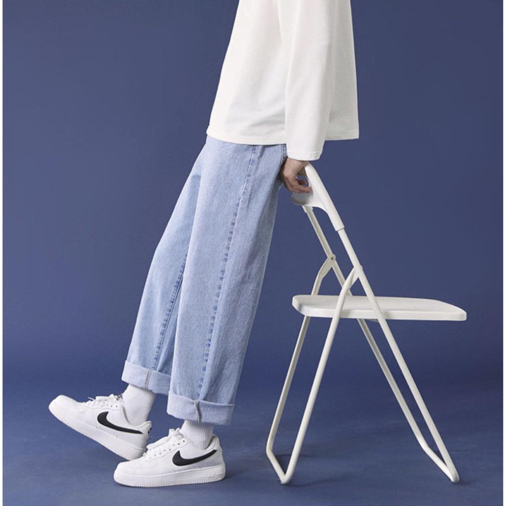 Quan jean nam baggy ống suông rộng style hàn quốc hot 2021 , ' ,