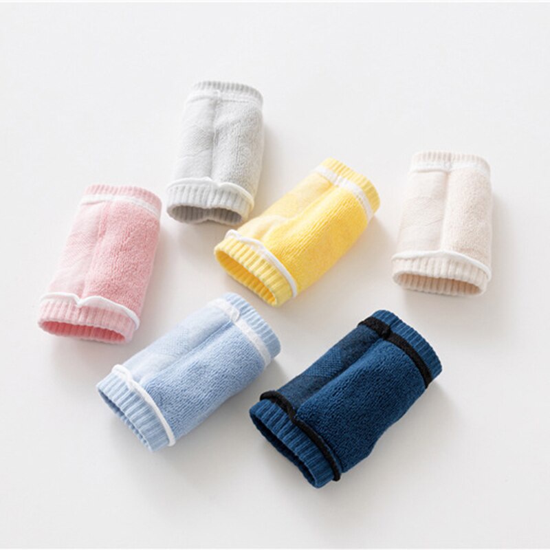 Đệm Bảo Vệ Đầu Gối/ Khuỷu Tay Chất Liệu Cotton Mềm Mại Co Giãn Chống Trượt Giữ Ấm Dành Cho Bé Sơ Sinh