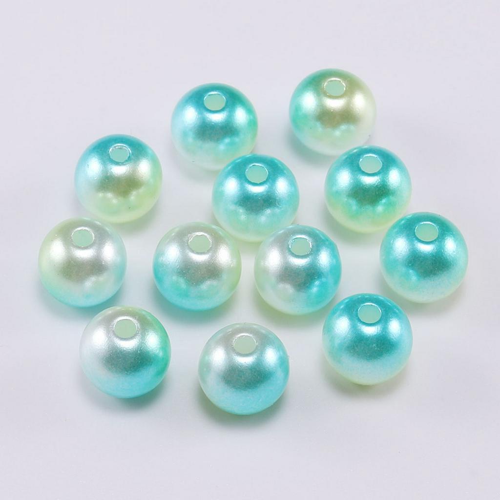 Set 400 Hạt Ngọc Trai Giả Nhiều Màu 3mm 4mm 6mm 8mm 10mm 12mm  Làm Đồ Thủ Công