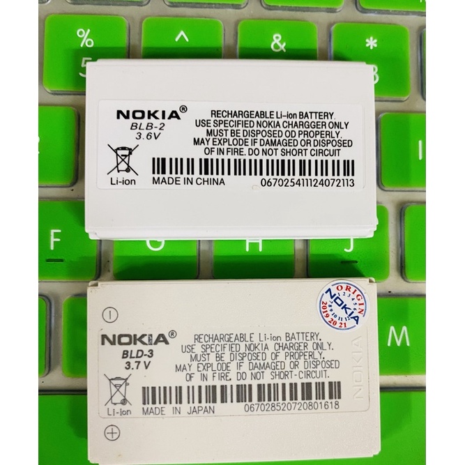 Pin Nokia BLB-2 , BLD-3 HÀNG XỊN (8910i,3300a,8210,8250,8850...)