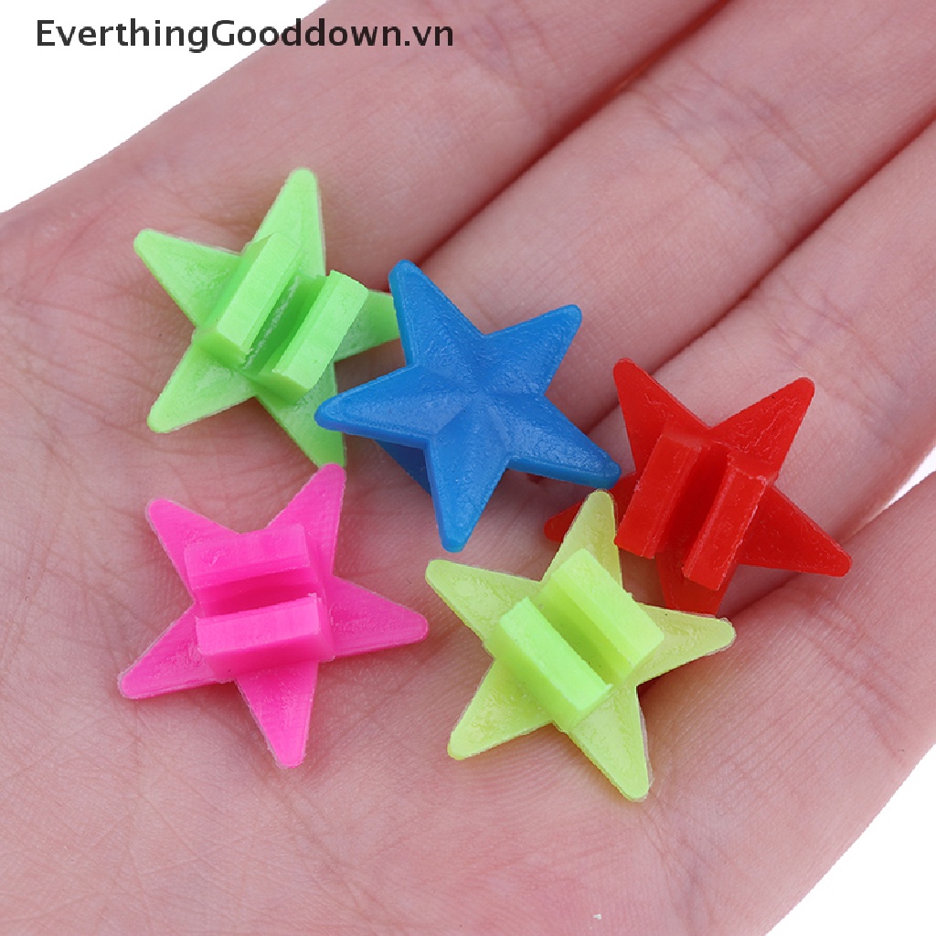 Everthinggooddown 36 Cái Căm Xe Đạp Bằng Nhựa Hình Ngôi Sao Nhiều Màu Trang Trí Cho Trẻ Em