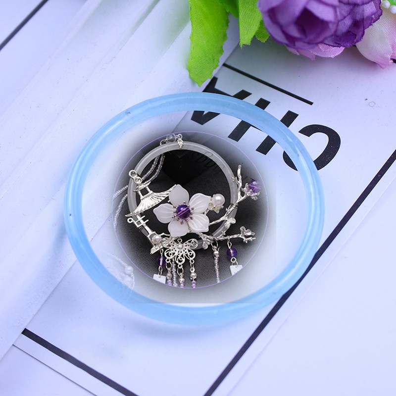 Vòng mã não thủy tinh chuyên dụng làm ngọc bội 58*64mm | BigBuy360 - bigbuy360.vn