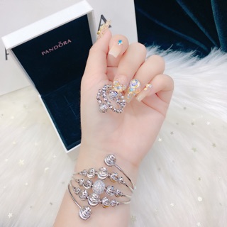 Vòng bi + nhẩn bi mạ bạch kim