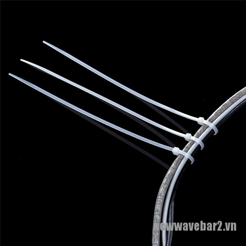 Bộ 100 dây rút nhựa trắng/ đen chất lượng cao