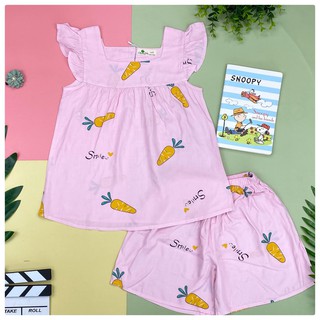 Bộ Lanh bé gái chất siêu đẹp , siêu mát size từ 23 - 40kg