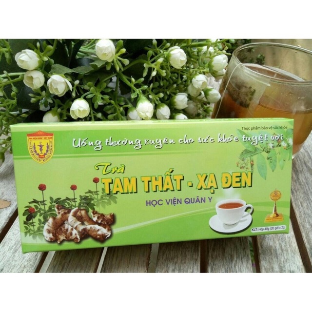 Trà Tam thất Xạ đen của Học viện Quân Y giúp thanh lọc và bồi dưỡng sức khỏe cho gia đình