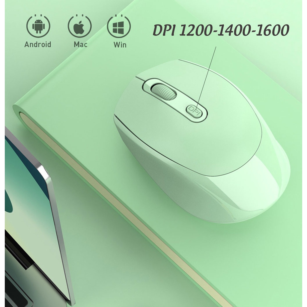 Chuột không dây PIX-LINK P100 wireless 2.4Ghz sạc pin, chống ồn, DPI1600 dùng cho máy tính, laptop, tivi-Hàng chính hãng | BigBuy360 - bigbuy360.vn