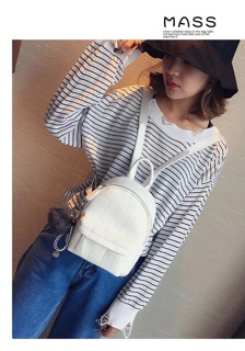 Balo mini thời trang vân da rắn chất đẹp