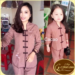 Đồ lam mẹ và bé đi chùa # cổ tàu giá rẻ
