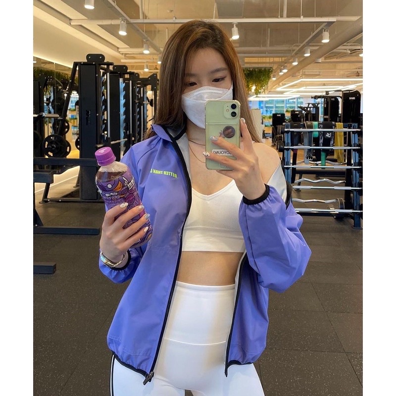 Áo gió unisex chống tia Uv ,ép cân,giảm mỡ  ,ho tro tập thể dục ,gym ra mo hoi nhanh xuất Hàn dư xịn