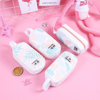 Bóp viết/Túi đựng bút vải canvas hình chiếc lá