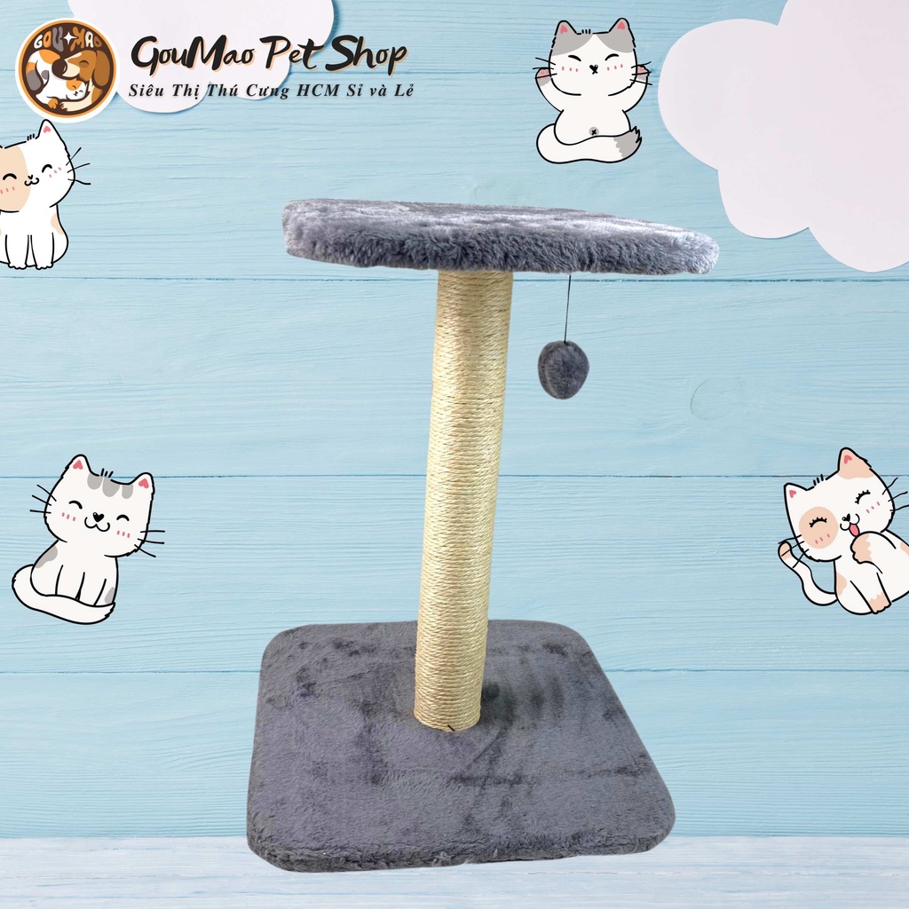 [Giá hủy diệt] Trụ cào móng cho mèo 2 tầng - Goumao pet