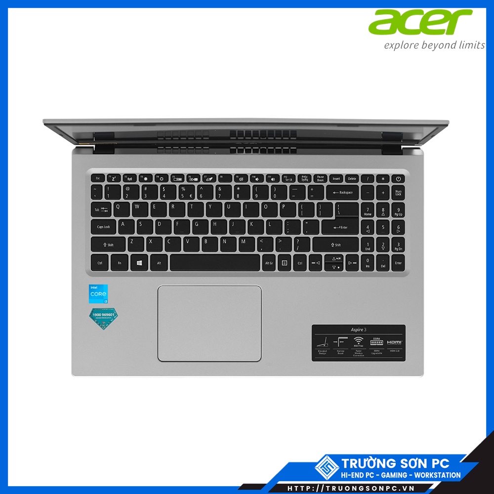 Laptop ACER Aspire 3 A315-58-59LY (NX.ADDSV.00G) | i5-1135G7/ 8GB RAM/ 512GB SSD/ 15.6&quot; FHD/ Win 11/ Siliver