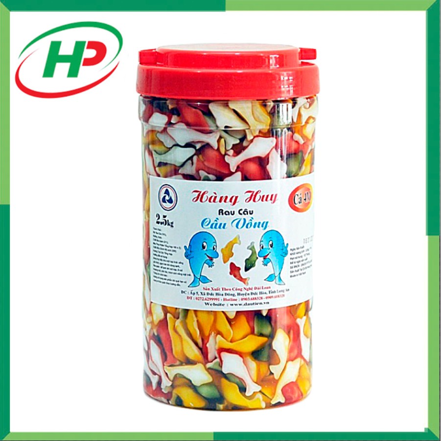 Thạch con cá bốn màu HÀNG HUY - 2,5Kg - SP000528