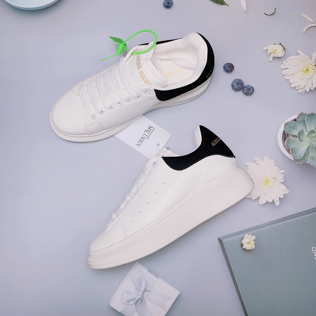 🔥FREE SHIP-HÀNG QUẢNG CHÂU  🔥Giày thể thao sneaker🔥 MCQ gót nhung đen full box | BigBuy360 - bigbuy360.vn
