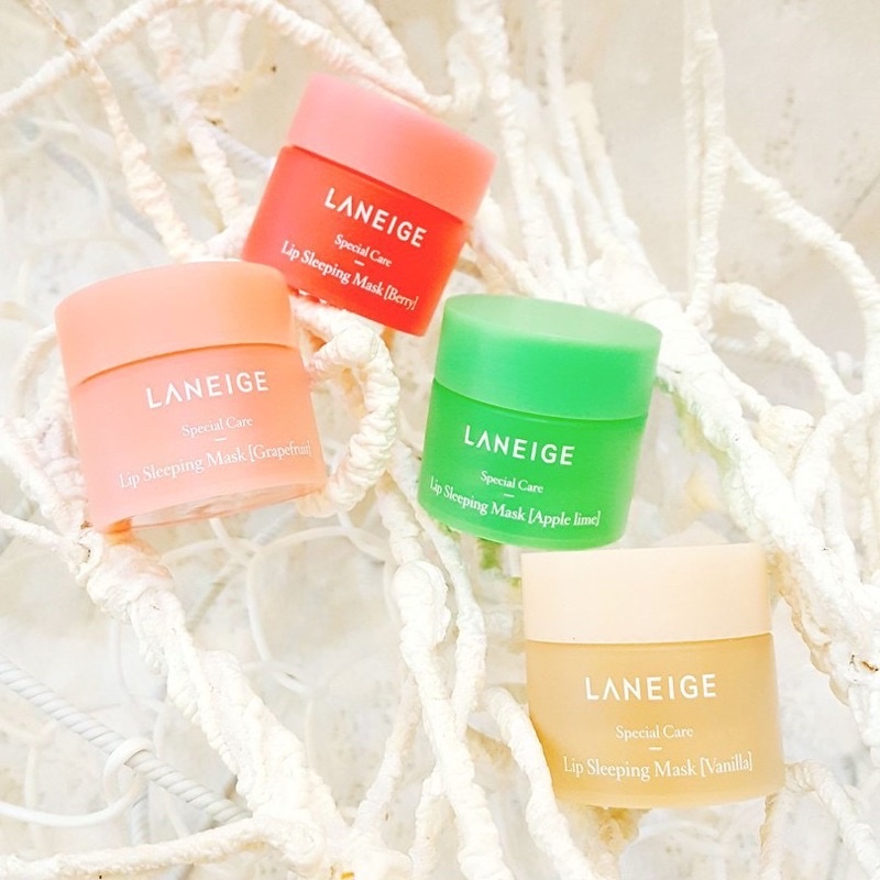 [Date 2024] Set 4 mặt nạ ngủ môi Laneige Lip Sleeping Mask - Hàn Quốc (8g*4)