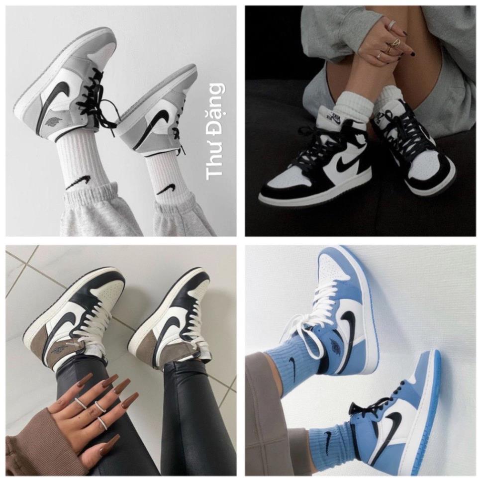 Giày JORDAN 1 CỔ CAO các màu hót,kiểu dáng JD1 high thể thao sneaker,đi học,tập gym,chạy bộ