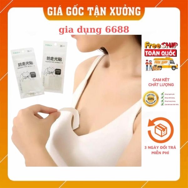 Băng dính thời trang cố định quần áo - Miếng dán áo chống hở Unisex-Băng dính 2 mặt thời trang cố định quần áo 12-36m