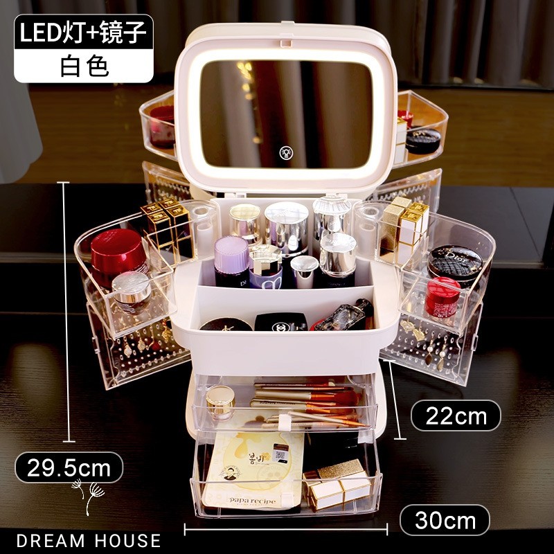 Tủ đựng mỹ phẩm CÓ GƯƠNG, ĐÈN LED