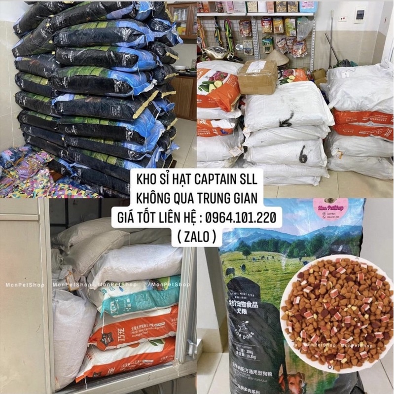 Bao to 20kg Hạt Pet Captain dành cho cún biếng ăn - Siêu tiết kiệm