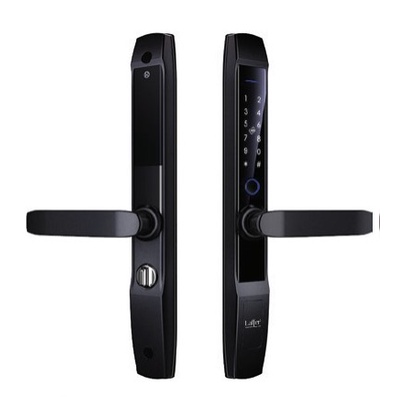 KHÓA VÂN TAY CỬA NHÔM HỆ 55 CÓ KHÓA RIÊNG TƯ BÊN TRONG LAFFER R1