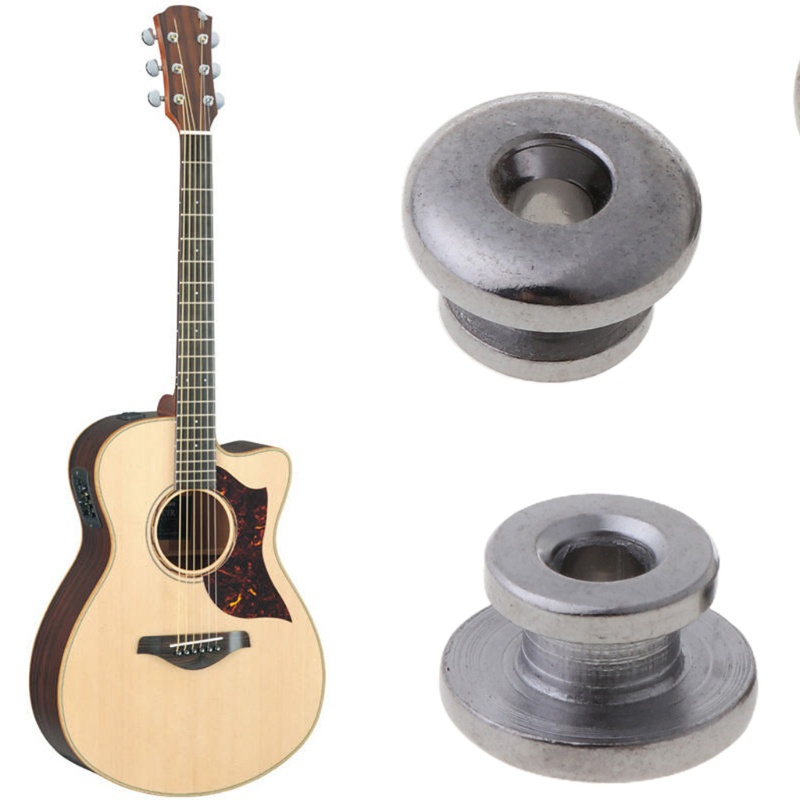 Bộ Ốc Vít + Vòng Đệm 2 Nút Thay Thế Bằng Chrome Cho Đàn Guitar Mandolin