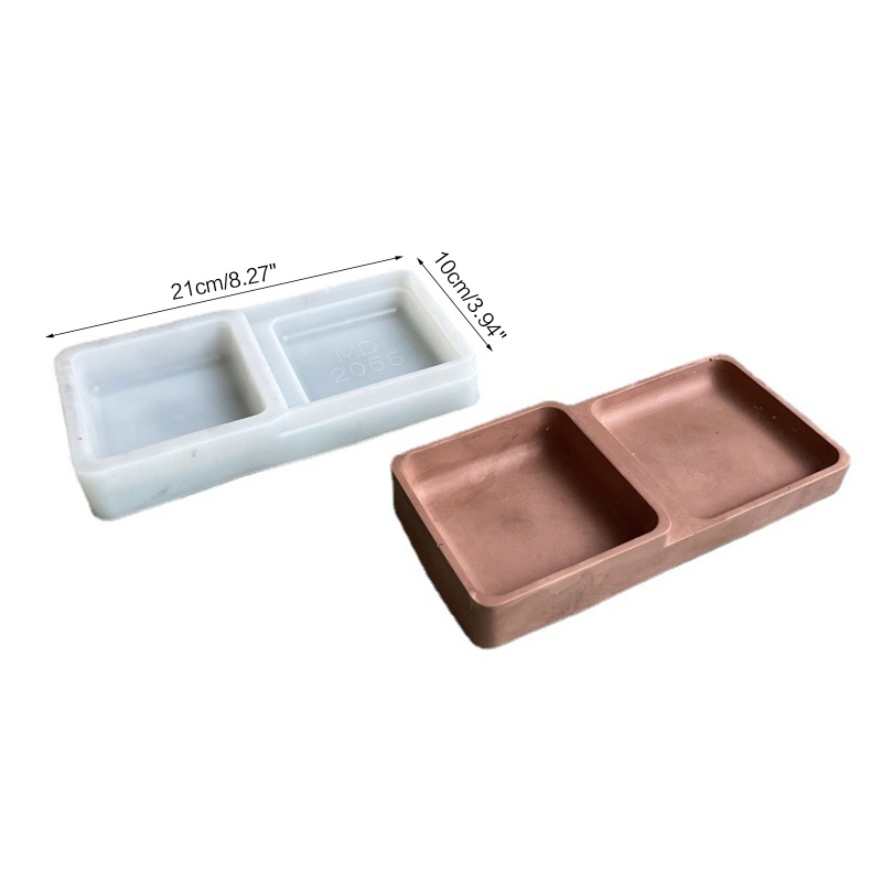 Khuôn Làm Đế Lót Ly Bằng Nhựa Resin Hình Vuông DIY