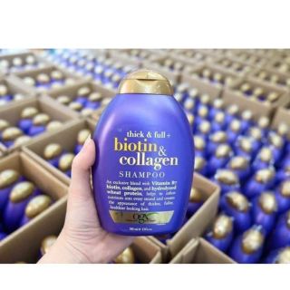 DẦU GỘI BIOTIN COLLAGEN OGX GIẢM RỤNG- KÍCH THÍCH MỌC TÓC- TRỊ GÀU MỸ USA 385ML